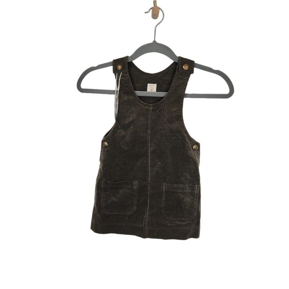 ANALOGIE by Lil Legs‎ CORDUROY JUMPER DRESS - EVERGREEN - Size 3